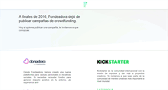 Desktop Screenshot of fondeadora.com