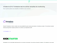 Tablet Screenshot of fondeadora.com